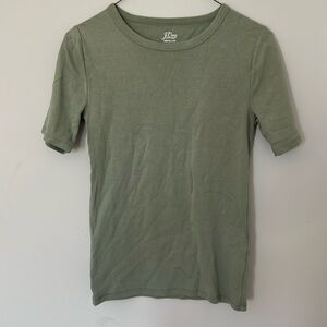 Green olive colored t shirt J.Crew women’s small